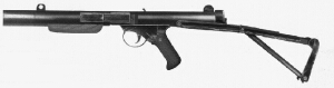 Wytumiony pistolet maszynowy Sterling L34A1